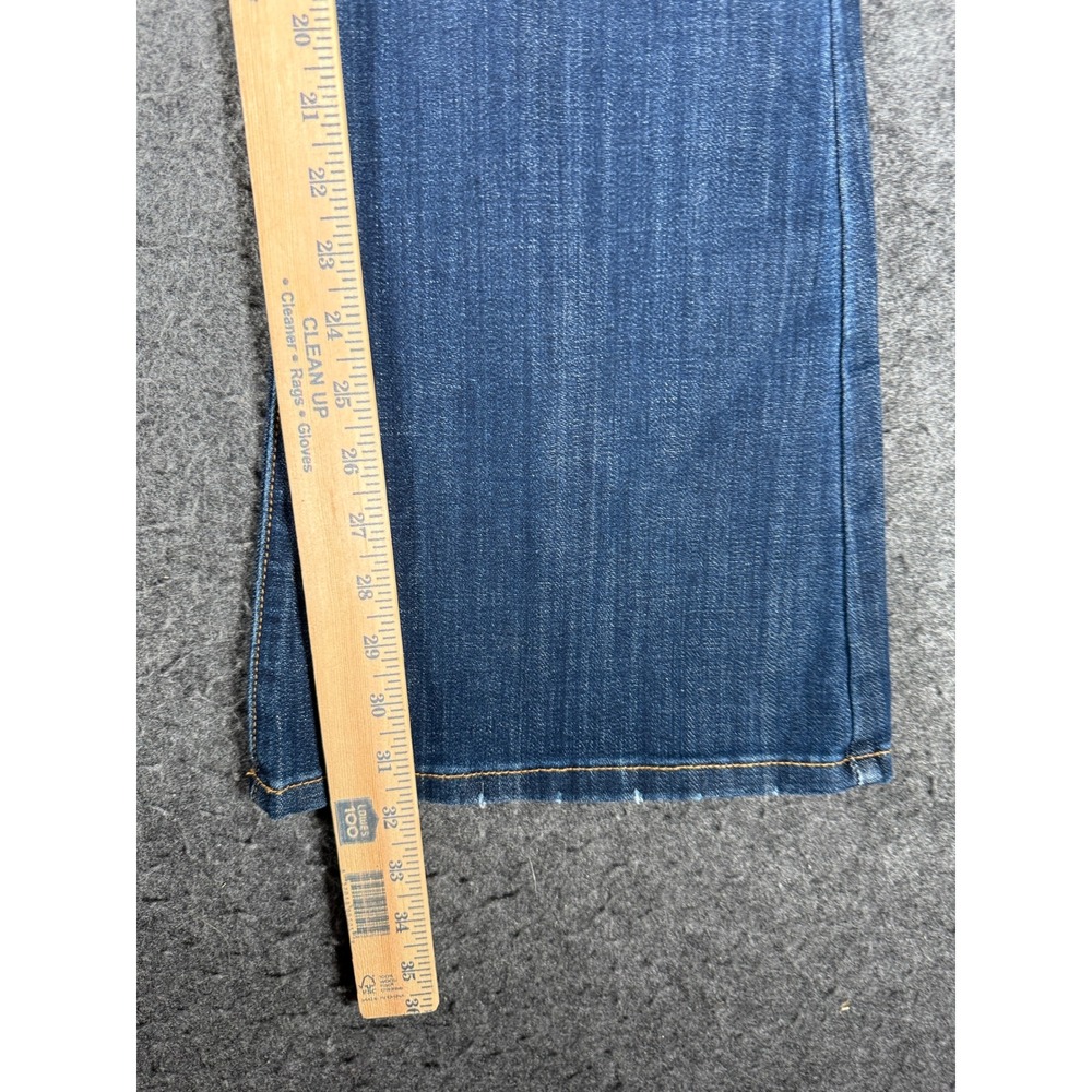 KanCan Petite Flare Jeans Medium Wash High Rise Denim KC6102LOH-PT Size 7/27 - Picture 9 of 11